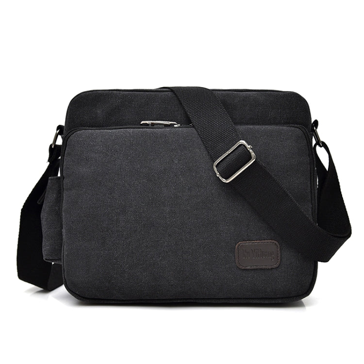RuYiHuang Men Vintage Canvas Versatile Single-Shoulder Bag