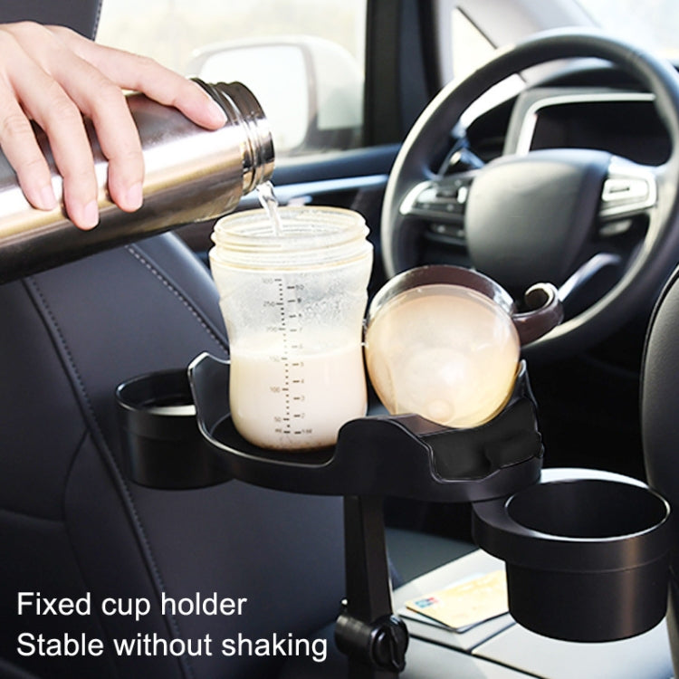 Car Water Cup Holder Dinner Plate Rack Rotatable Mobile Phone Holder