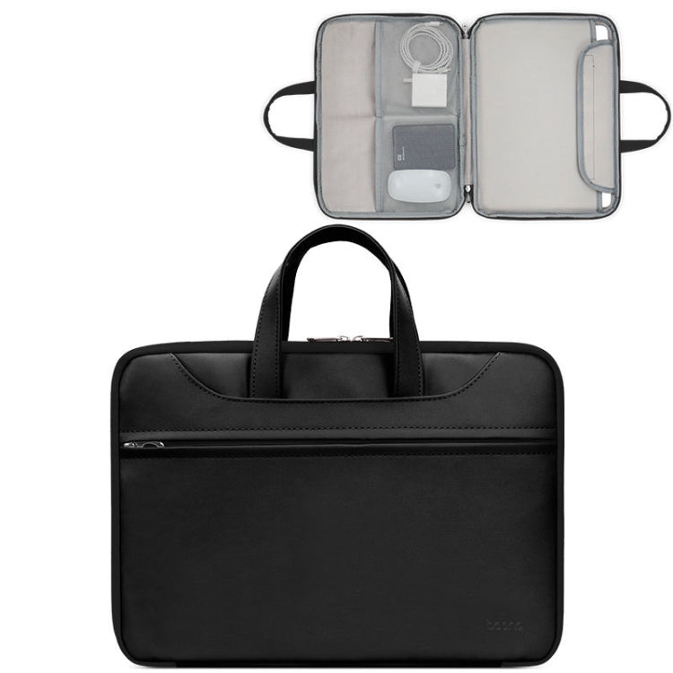 Baona BN-Q006 PU Leather Full Opening Laptop Handbag, For 11/12 inches, For 13/13.3/14 inches