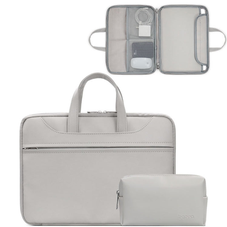 Baona BN-Q006 PU Leather Full Opening Laptop Handbag, For 11/12 inches, For 13/13.3/14 inches