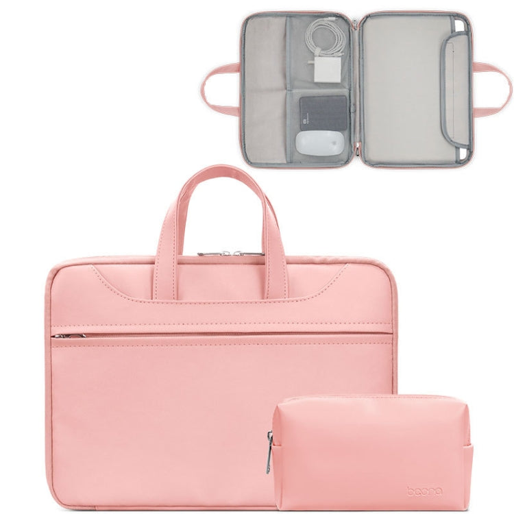 Baona BN-Q006 PU Leather Full Opening Laptop Handbag, For 11/12 inches, For 13/13.3/14 inches