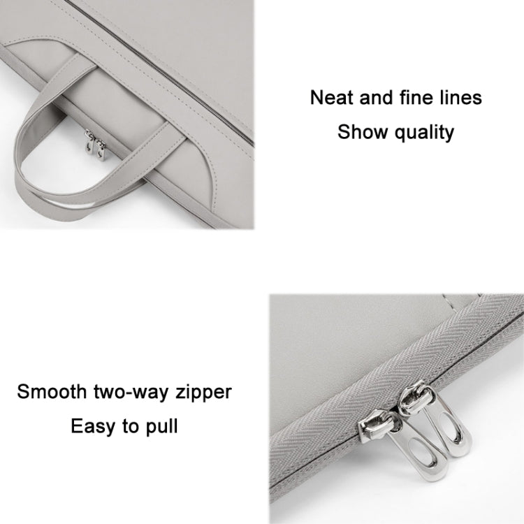 Baona BN-Q006 PU Leather Full Opening Laptop Handbag, For 11/12 inches, For 13/13.3/14 inches