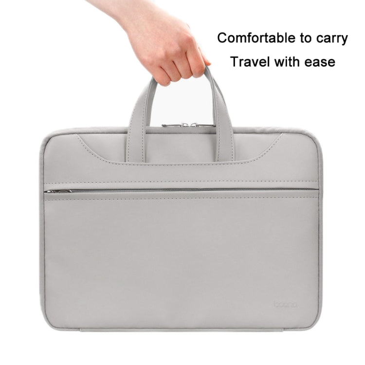 Baona BN-Q006 PU Leather Full Opening Laptop Handbag, For 11/12 inches, For 13/13.3/14 inches