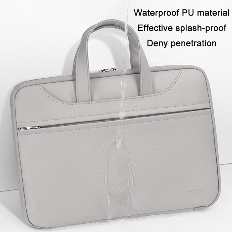Baona BN-Q006 PU Leather Full Opening Laptop Handbag, For 11/12 inches, For 13/13.3/14 inches