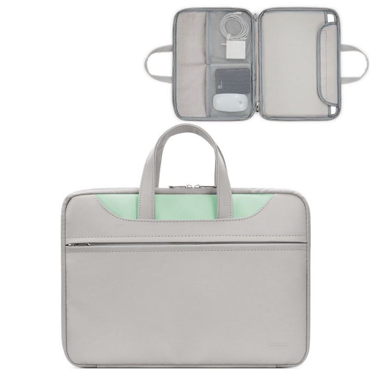 Baona BN-Q006 PU Leather Full Opening Laptop Handbag, For 11/12 inches, For 13/13.3/14 inches