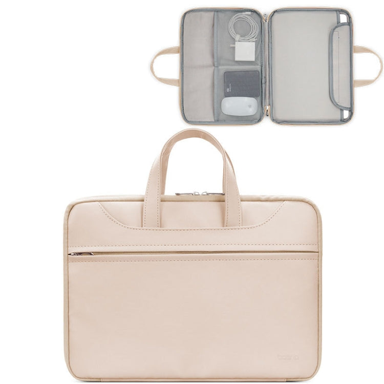 Baona BN-Q006 PU Leather Full Opening Laptop Handbag, For 11/12 inches, For 13/13.3/14 inches