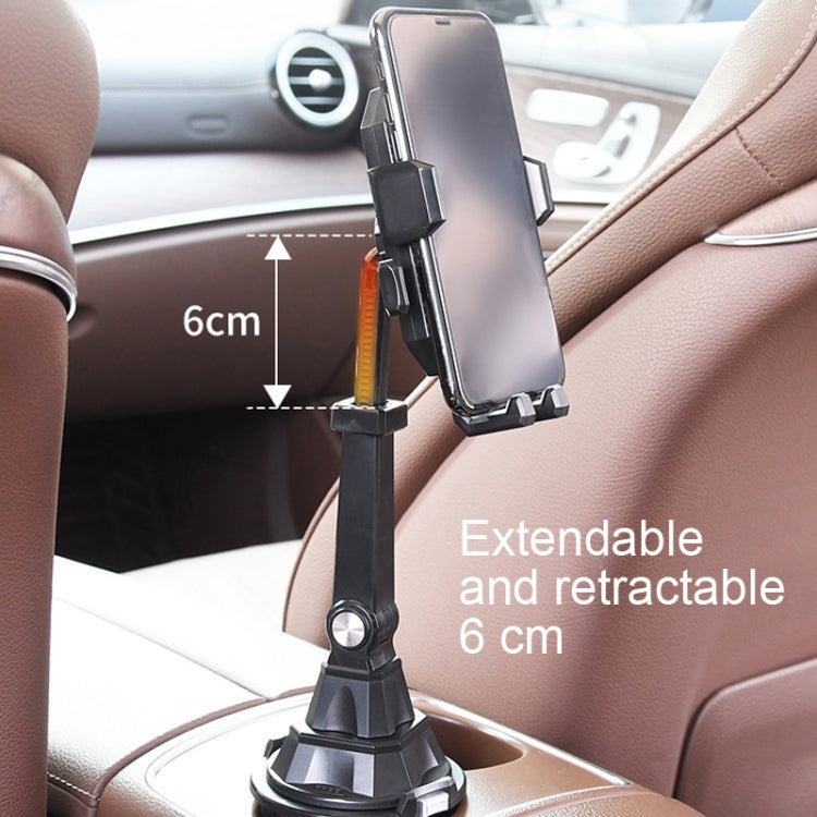 Central Control Cup Holder Adjustable Length Mobile Phone Bracket Car Navigation Bracket