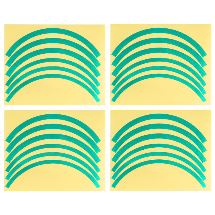 2 Sets Wheel Hub Protective Sticker For Scooter Bicycle Electric Vehicle