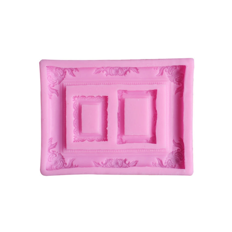 Vintage Photo Frame Liquid Silicone Fondant Mould