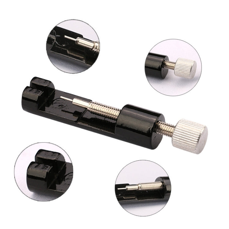 Adjustable Watch Strip Removal Metal Strap Bracelet Link Pin Repair Tool, Golden, Black