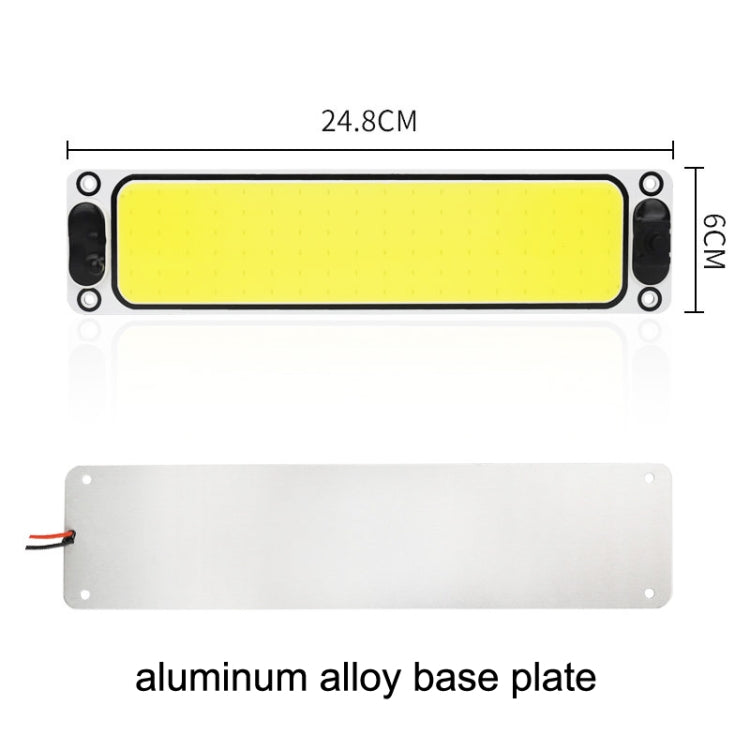 2PCS Car Cab LED Reading Light COB Truck Interior Light Dome Lamp