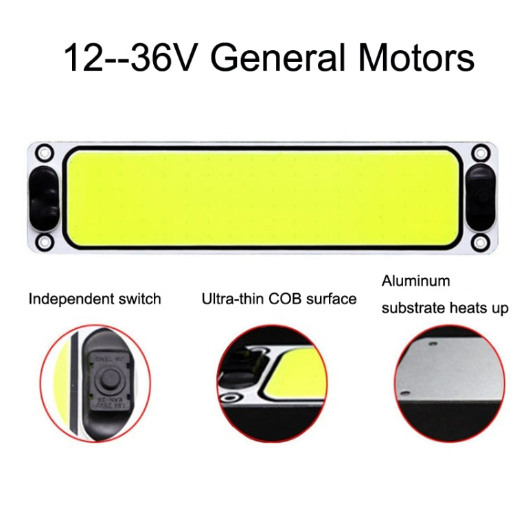 2PCS Car Cab LED Reading Light COB Truck Interior Light Dome Lamp