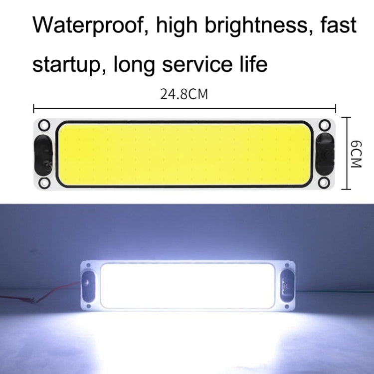 2PCS Car Cab LED Reading Light COB Truck Interior Light Dome Lamp