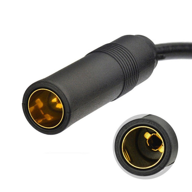 3 PCS Automobile DIN Female Mouth Transfer ISO Female Mouth Audio Antenna Switch Plug