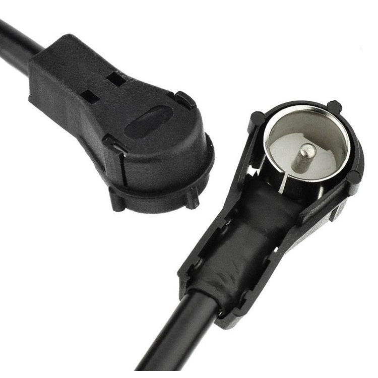 3 PCS Automobile DIN Female Mouth Transfer ISO Female Mouth Audio Antenna Switch Plug