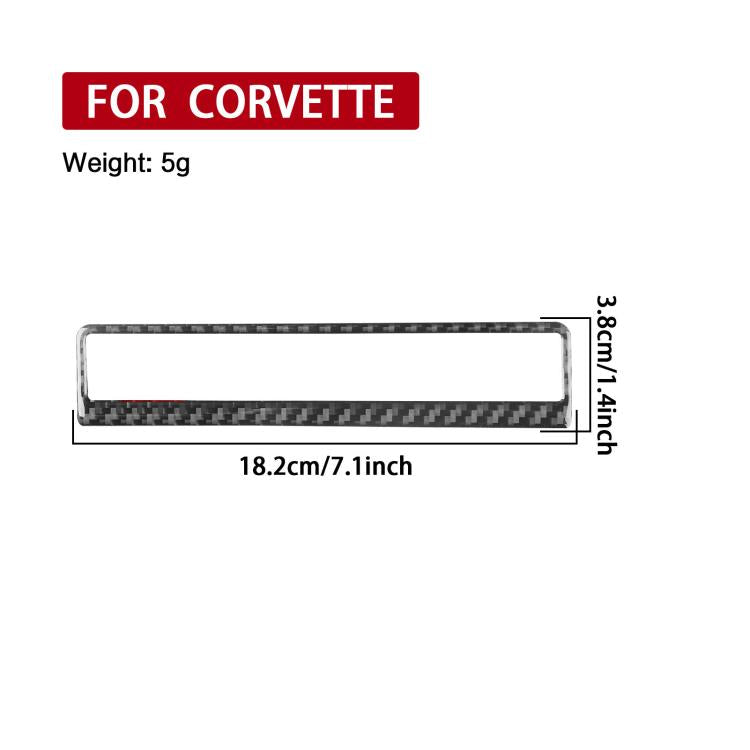 For Chevrolet Corvette C8 Warning Light Switch Frame Sticker