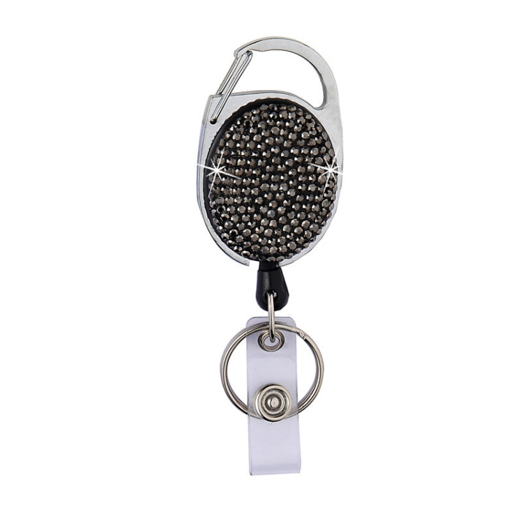 Ceramic Clay Pull Buckle Metal Retractable Keychain Document Buckle