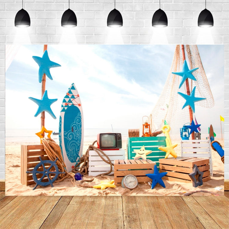 2.1m X 1.5m Beach Surfboard Photography Background Cloth
