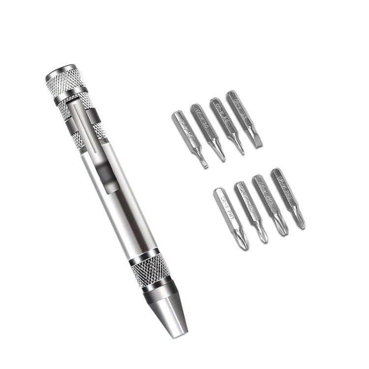 8 In 1 Screwdriver Aluminum Alloy Combination Disassembly Pen Repair Screwdriver