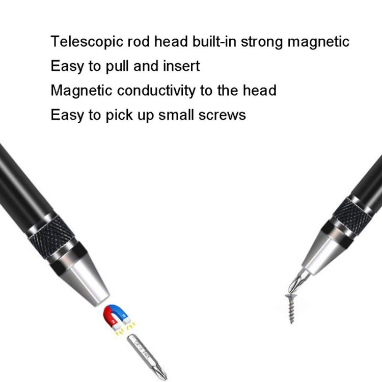 8 In 1 Screwdriver Aluminum Alloy Combination Disassembly Pen Repair Screwdriver