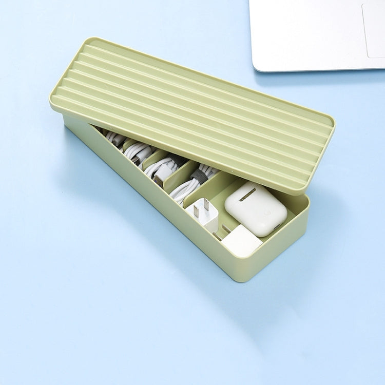 Desktop Data Cable Storage Box Dust-proof Line Box