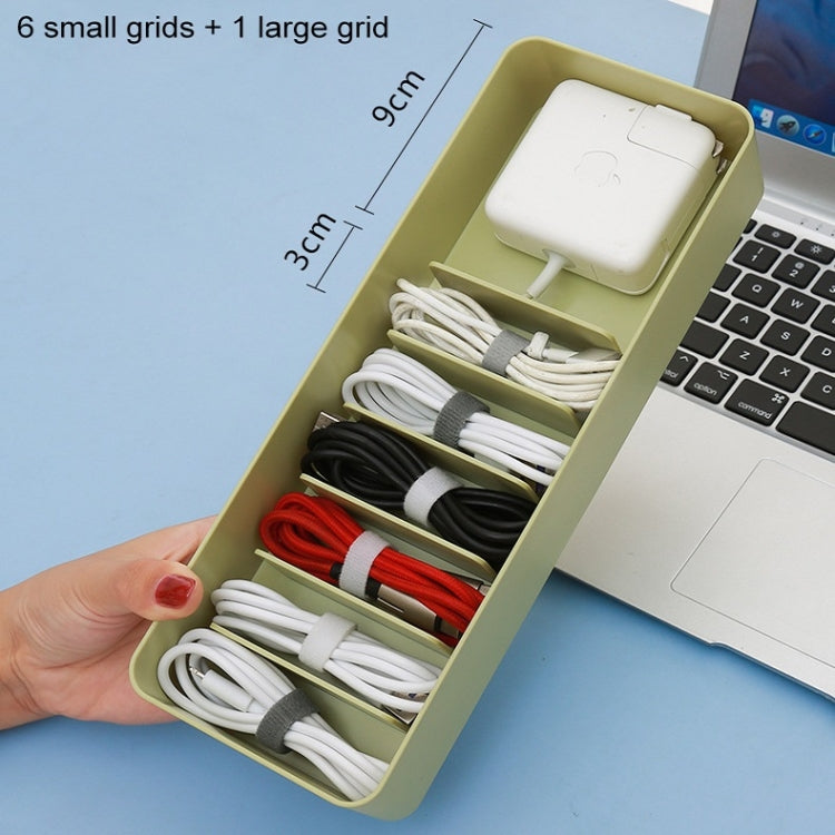 Desktop Data Cable Storage Box Dust-proof Line Box