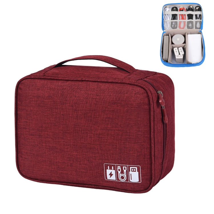 Multifunctional Cationic Digital U Disk Data Cable Storage Bag, a15 Blue, a15 Purple, a15 Grey, a15 Wine Red, a15 Navy