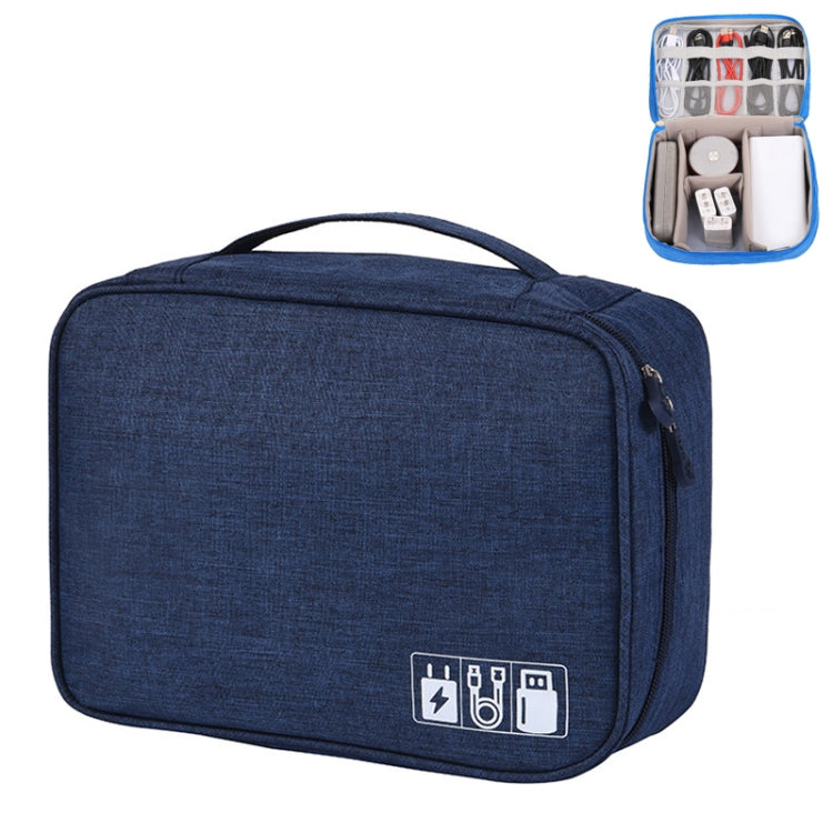 Multifunctional Cationic Digital U Disk Data Cable Storage Bag, a15 Blue, a15 Purple, a15 Grey, a15 Wine Red, a15 Navy