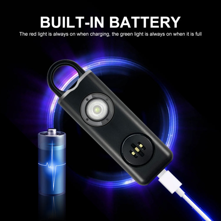 Anti-wolf Alarm Rechargeable Female Student Self-defense Keychain