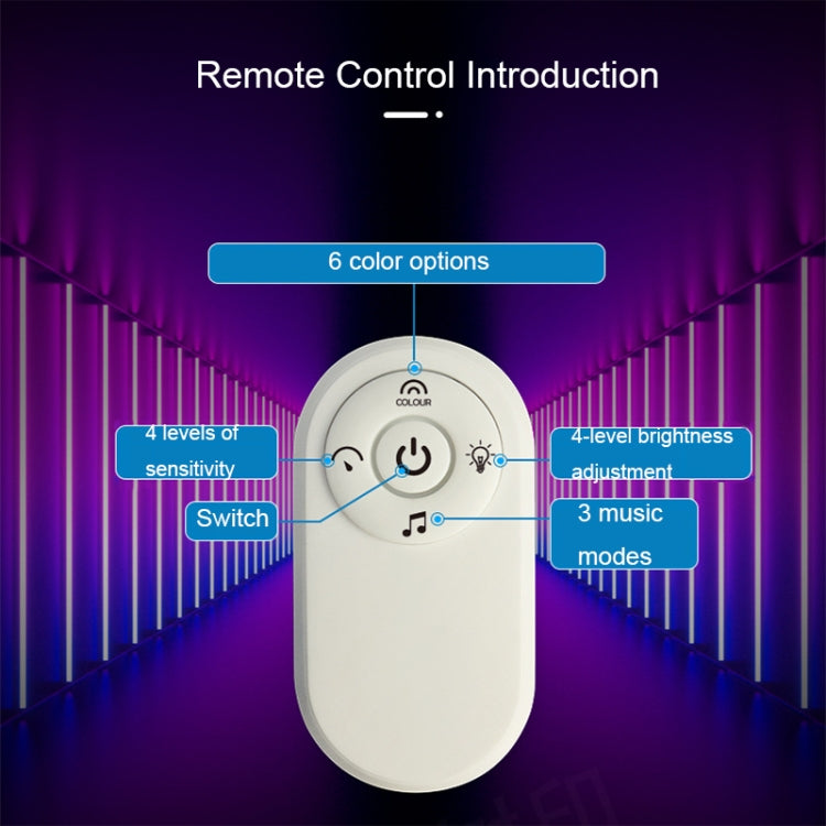 SKS-JZ-10 Symphony Car USB Foot Atmosphere Light