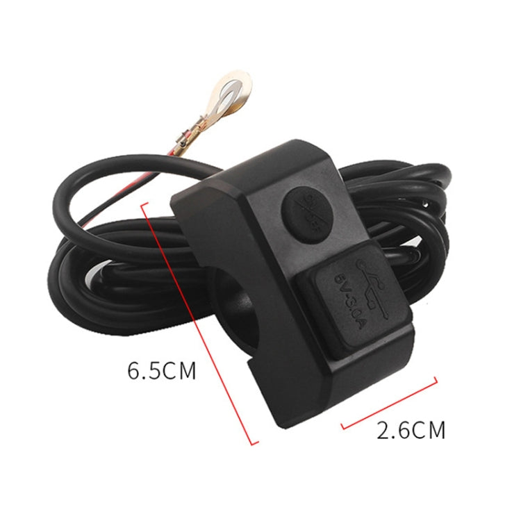 Motorcycle Dual USB Mobile Phone Charger 5V 3A Fast Charging