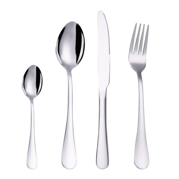 4PCS/Set Stainless Steel Western Steak Fork Spoon Knife Set