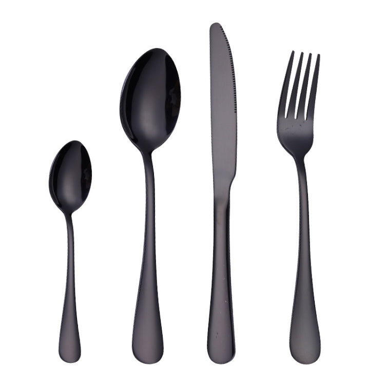 4PCS/Set Stainless Steel Western Steak Fork Spoon Knife Set