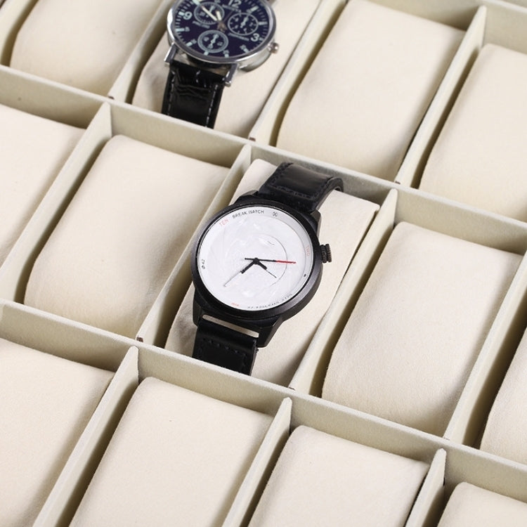 24 Bit PU Leather Watch Storage Box Display Box