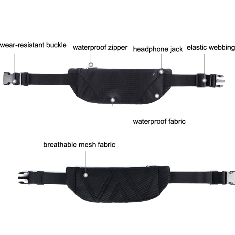 Outdoor Sports Running Ultra-light Large-capacity Close-fitting Phone Waist Bag
