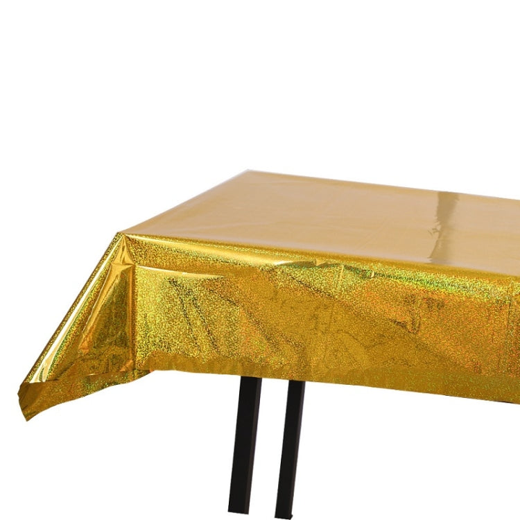 Birthday Party Foil Laser Tablecloth Wedding Decoration Supplies