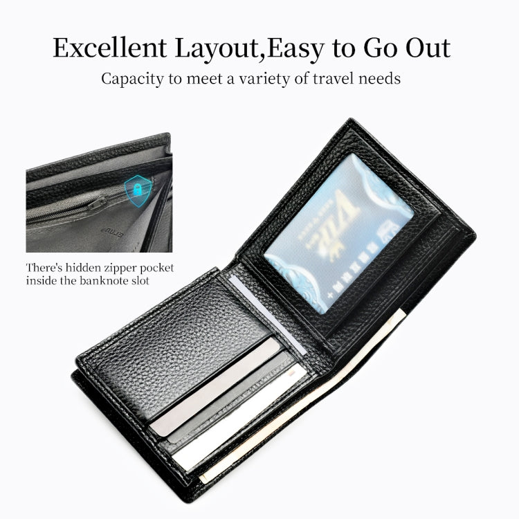 Tigernu T-S8002 Men Multi-Card Wallet Business Coin Purse