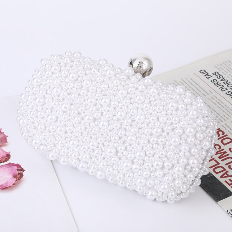 Pearl Evening Bag Soft Face Lock Ladies Shoulder Bag Crossbody Small Square Bag