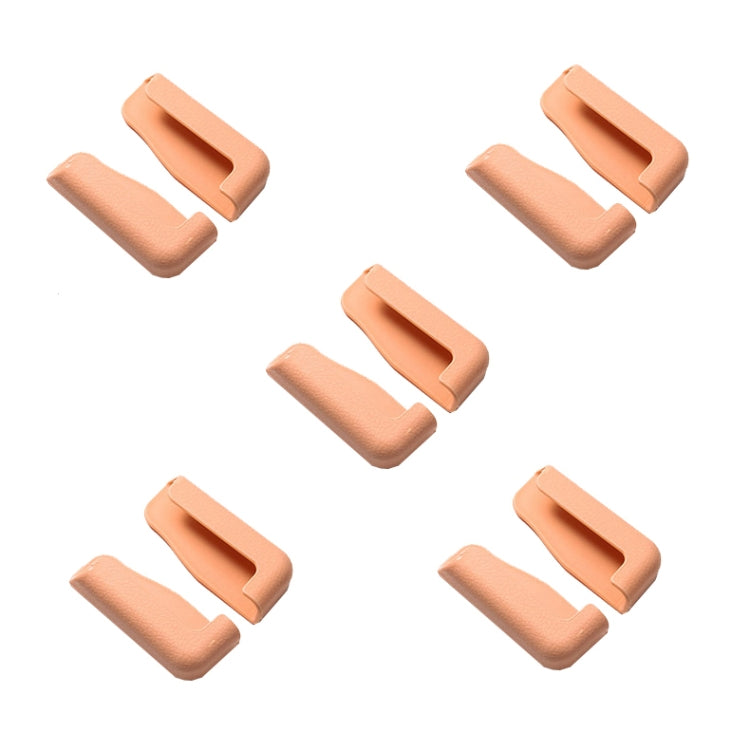 5 Pairs Car Mobile Phone Bracket Dashboard Navigation Paste Adjustable Bracket