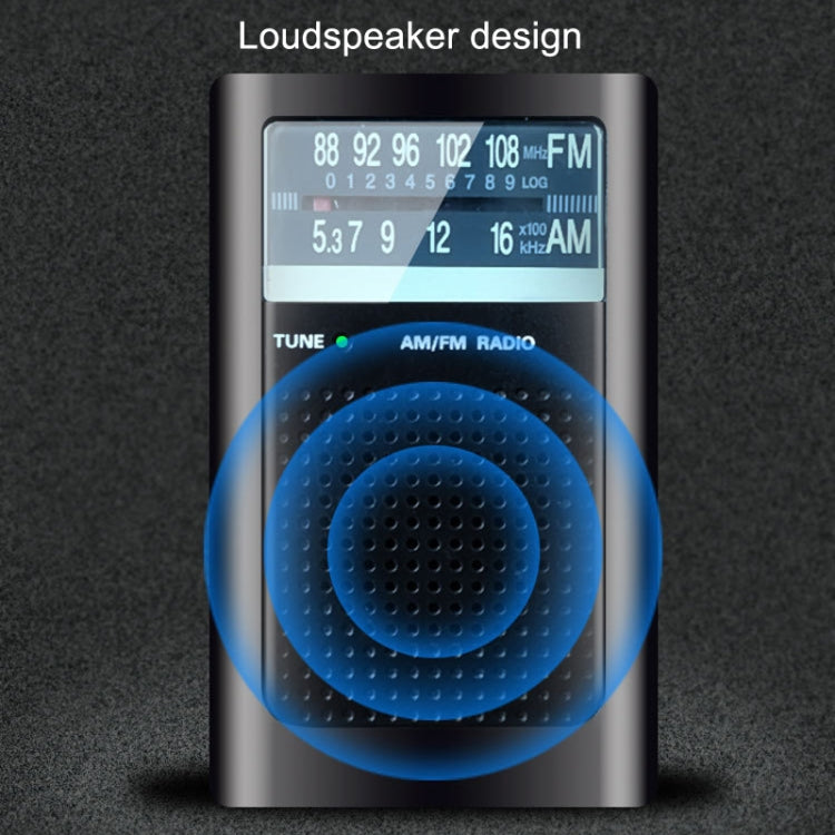 R06 Small FM/AM Pointer Frequency Adjustment Radios With Antenna Pocket Retro Radio