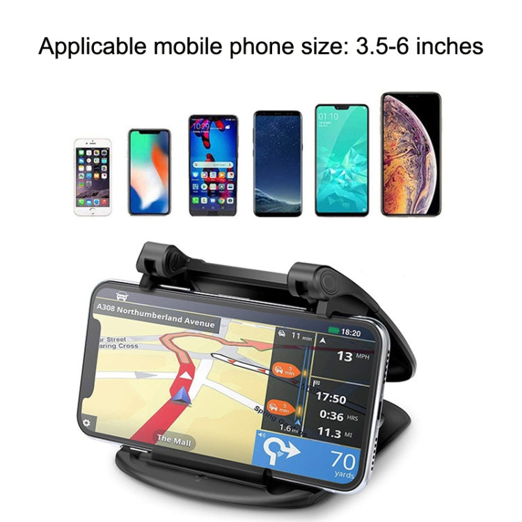 MM002 Car Dashboard Mobile Phone Holder Car Silicone Rotary Navigation Mobile Phone Holder