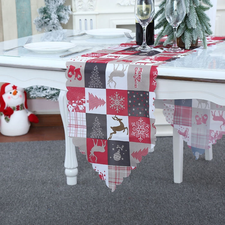Christmas Decoration Print Table Flag Restaurant Family Party Tablecloth