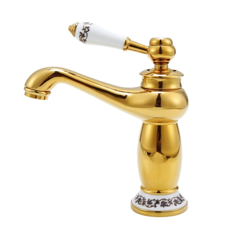Antique Hot and Cold Bathroom Washbasin Faucet, Style: