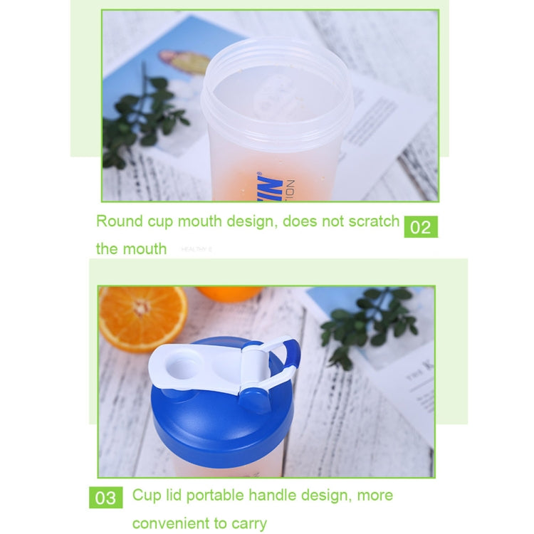 2 PCS YZ025 600ml Multifunctional Transparent Water Cup