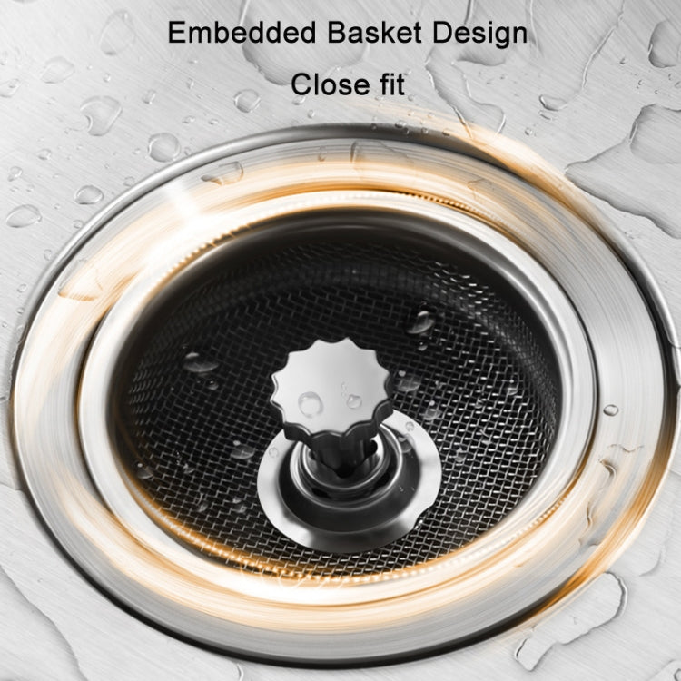 Anti-clogging Stainless Steel Filter For Kitchen Sink Sewer, Random Handle Style Delivery