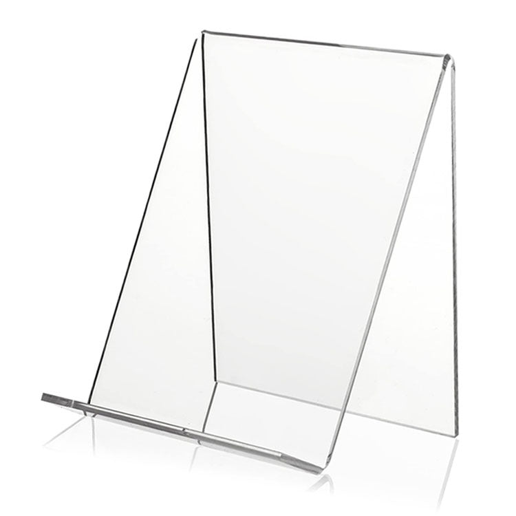 2 PCS Acrylic Display Stand Transparent Book Shelf Photo Frame Holder