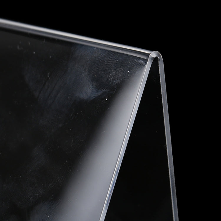 2 PCS Acrylic Display Stand Transparent Book Shelf Photo Frame Holder