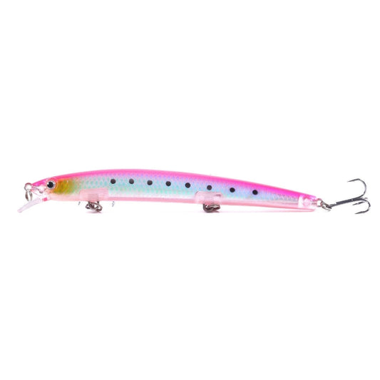 HENGJIA MI130 13.5cm 15.5g Far Throwing Floating Water Laser Bait, 9, 10, 11, 1, 12, 2, 3, 4, 5, 6, 7, 8