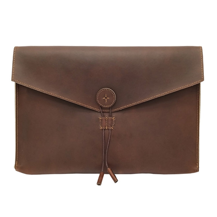 S121 Leather Wear-resistant Business Briefcase