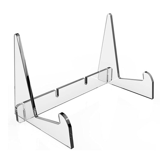 Acrylic Bookshelf Transparent Book Display Stand  Magazine Picture Frame Stand